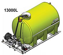 13000Ltr water spraying truck unit